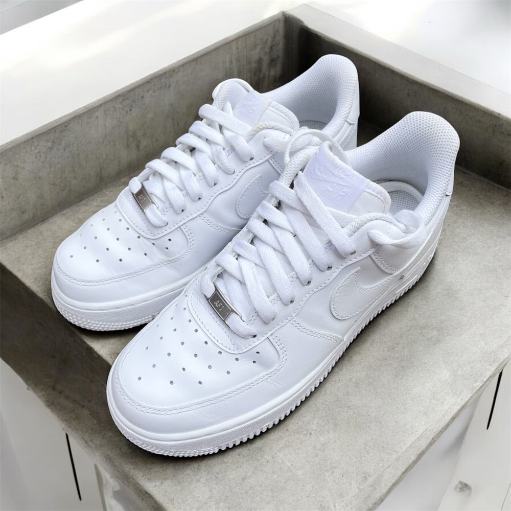 Nike Air Force 1 Sneakers White Size US 6 Men /US 7.5 Women EUR 38.5 (24 cm)